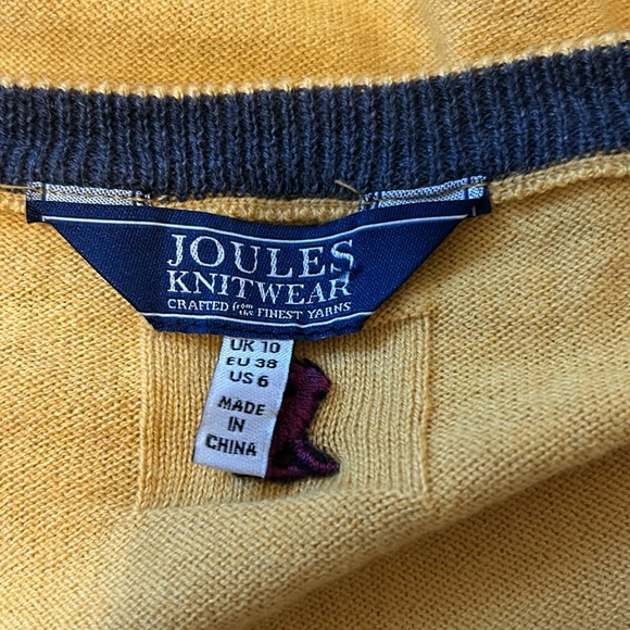 Joules Yellow Dog Print Sweater - Picture 14 of 14